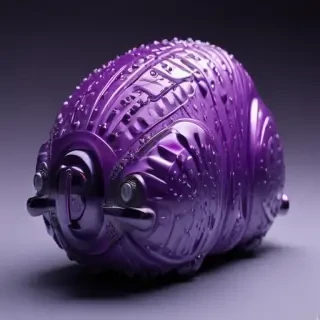 purple cute