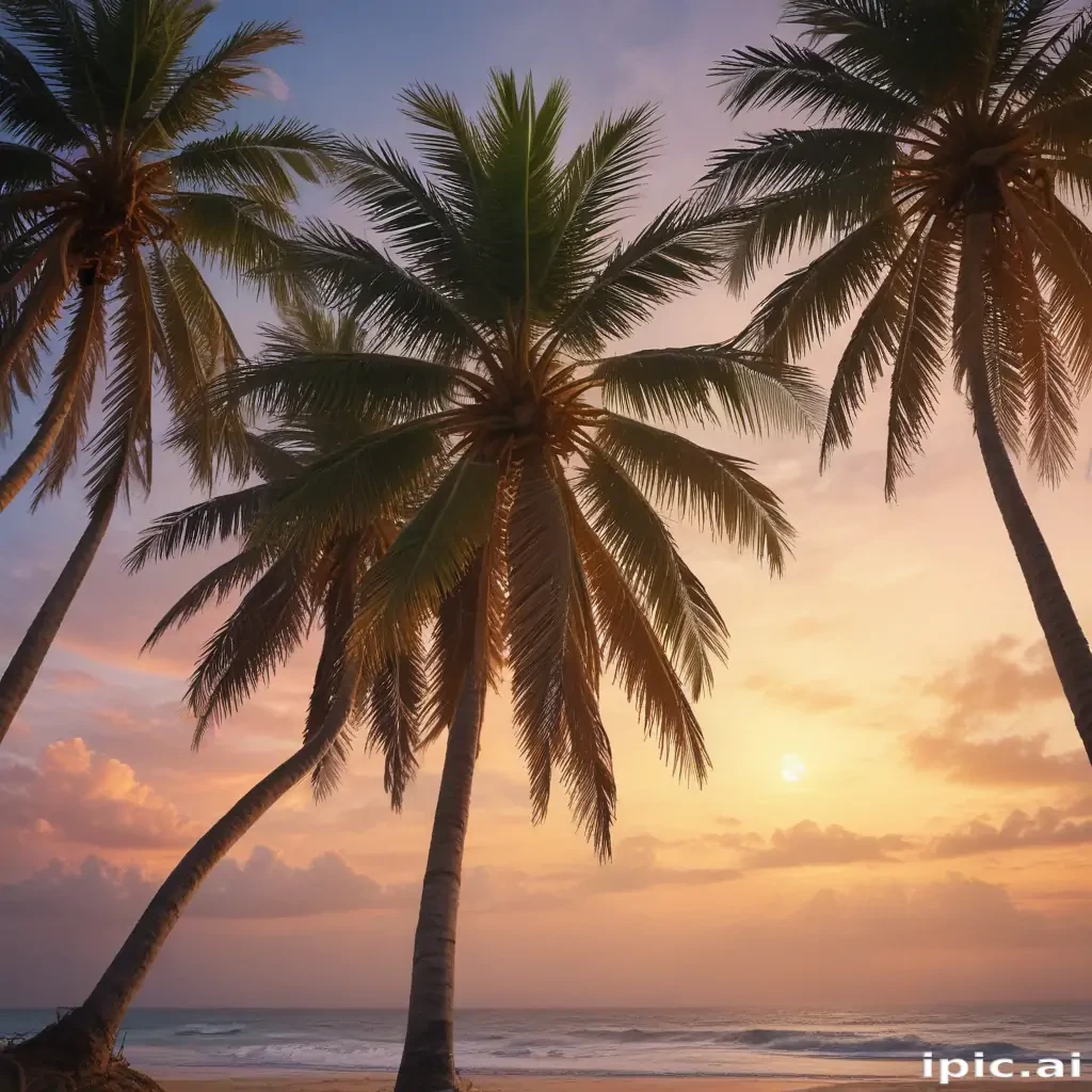palm trees background