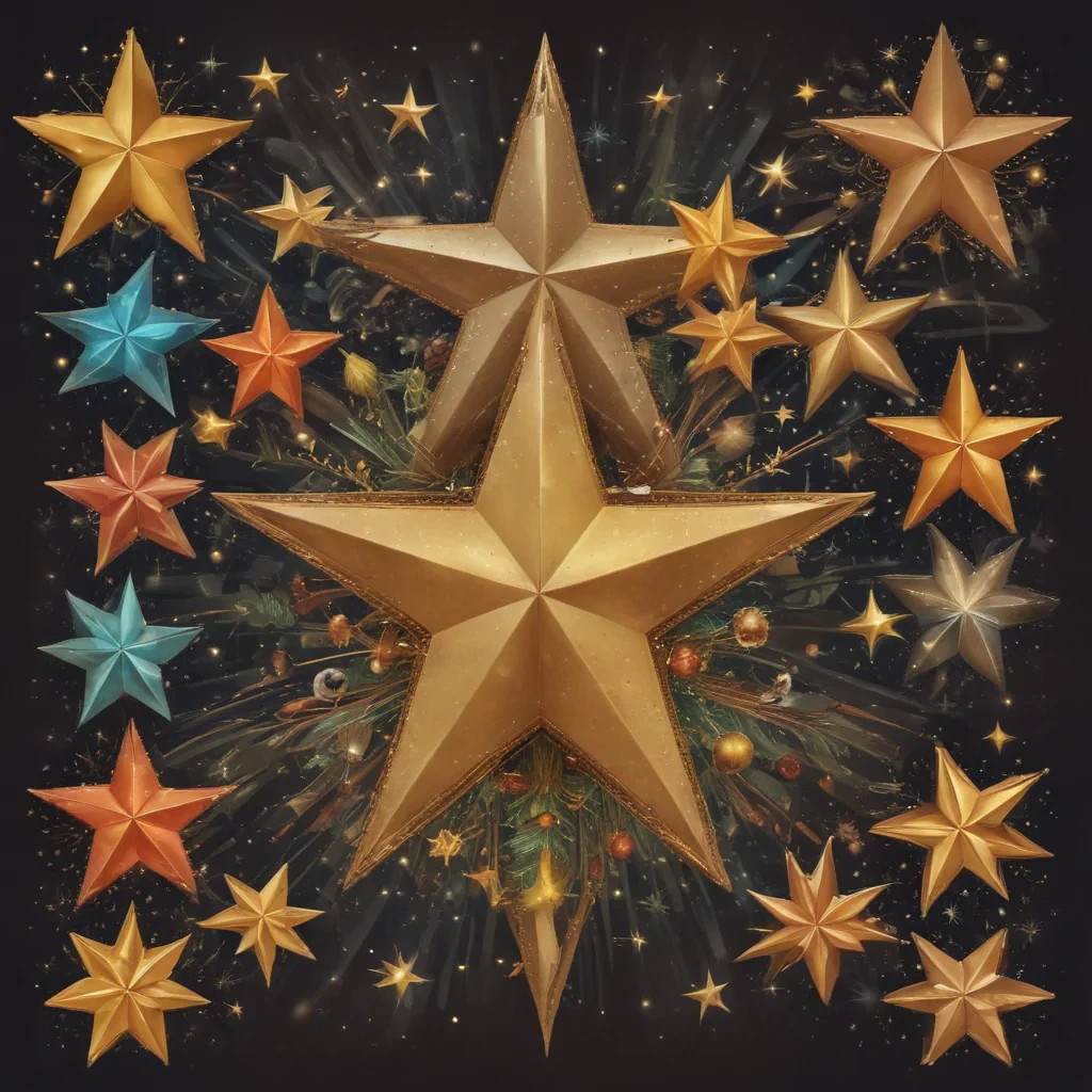 christmas stars clip art