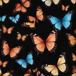 butterfly background aesthetic