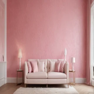 pink wall paper
