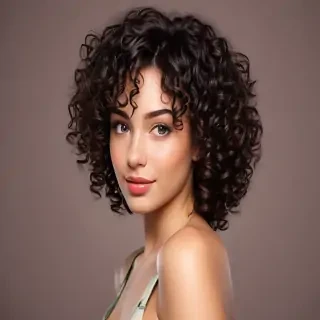 curly hair png