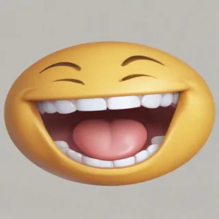 transparent laughing emoji