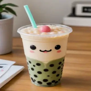boba tea cute