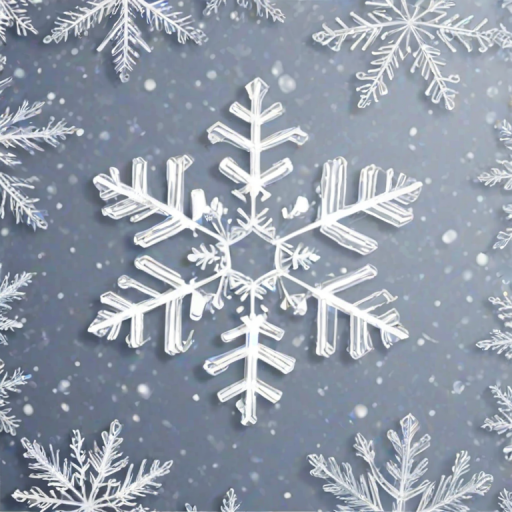 transparent background snowflake clipart