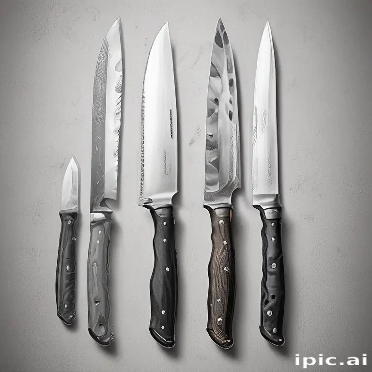 drawings of knives