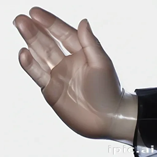 transparent praying hands