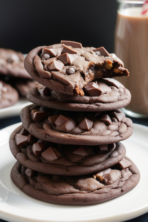 chocolate chocolate chip bacon cookies