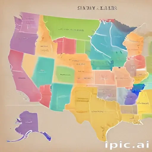 united states map with state names