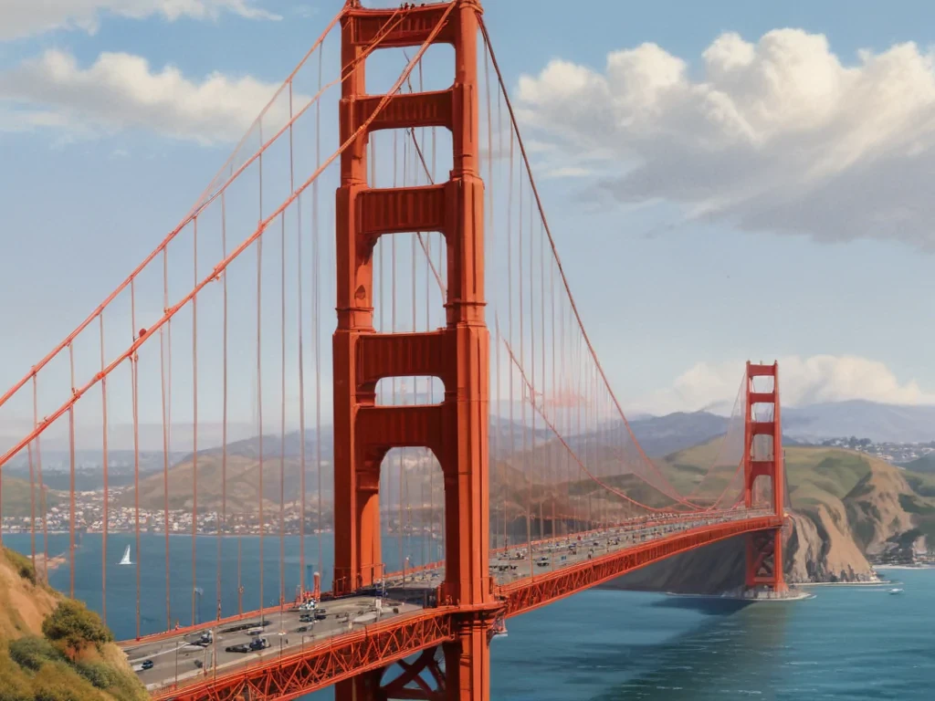 clipart golden gate bridge