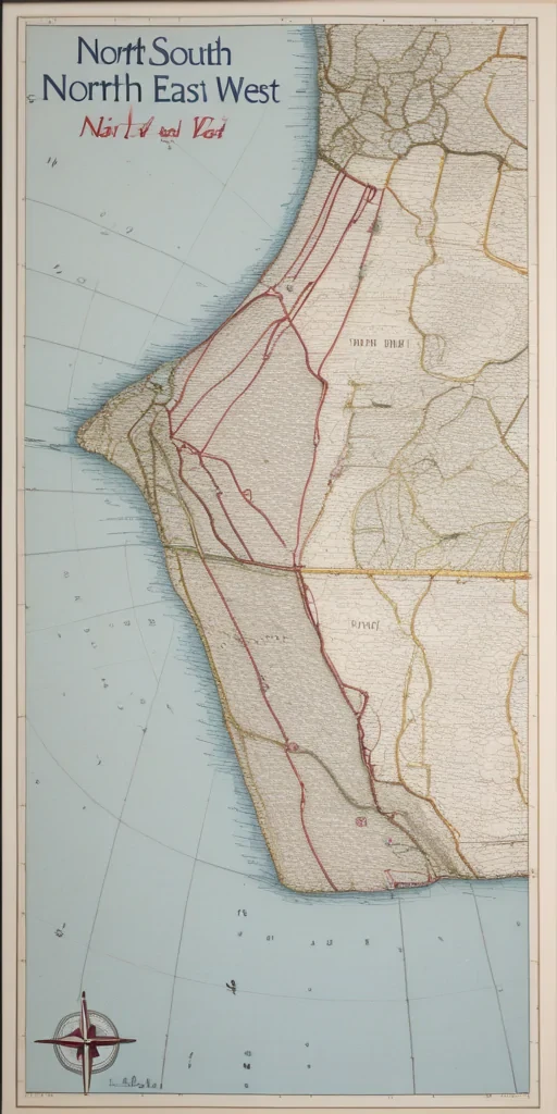 north south east west