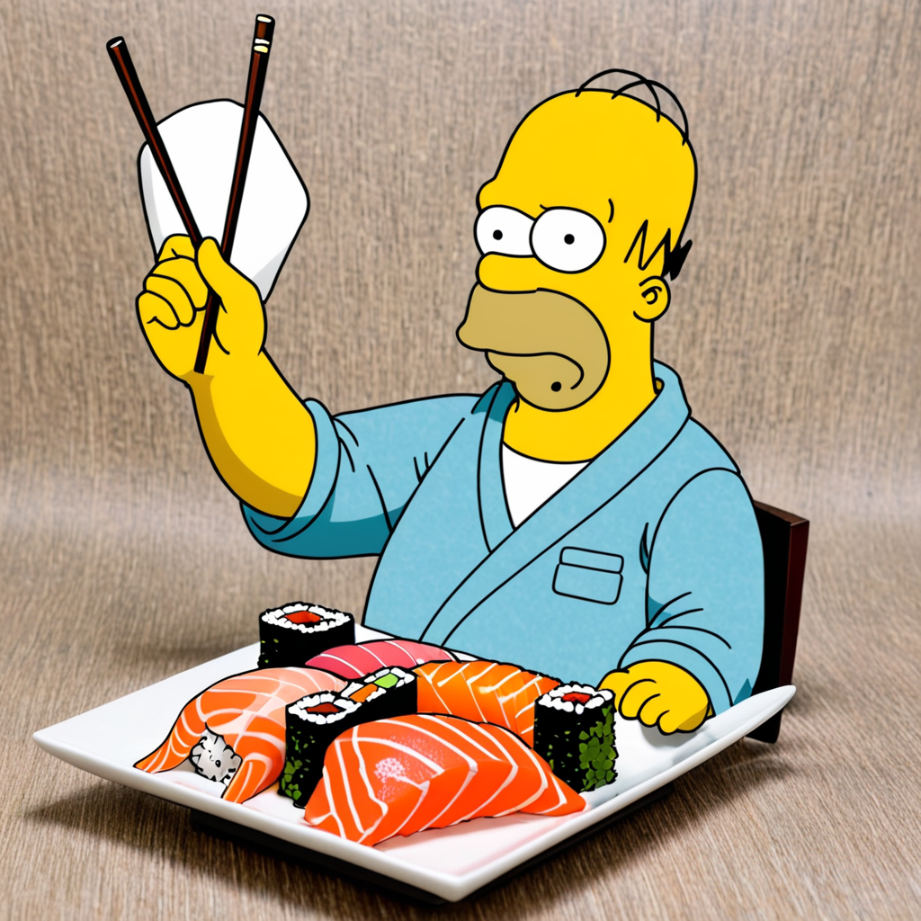 Free Ai Image Generator High Quality And 100 Unique Images Ipic Ai — Japanese Homer Simpson