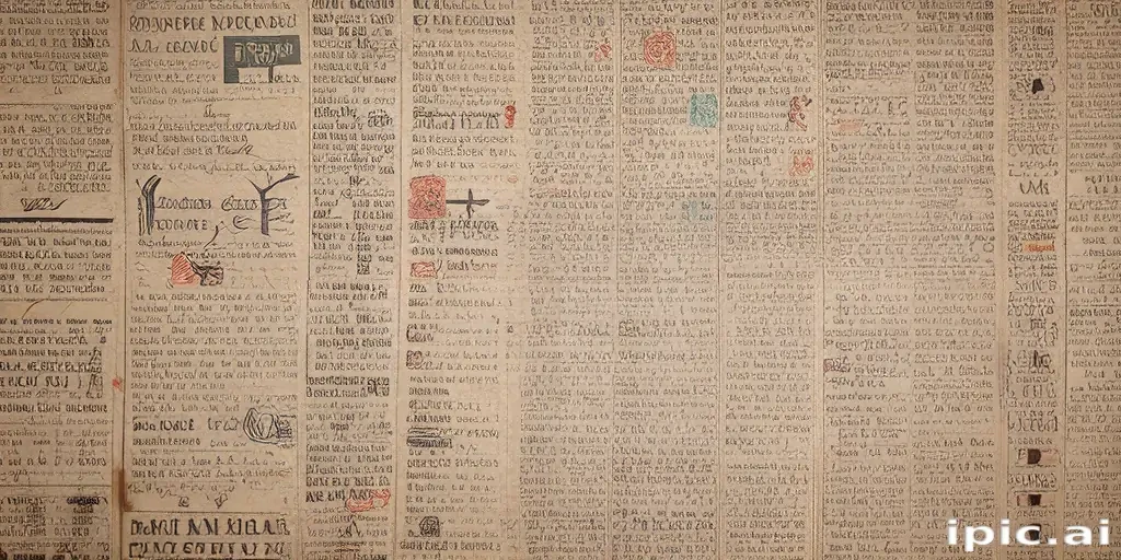 old newspaper background