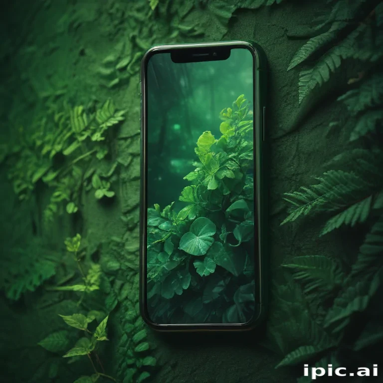 iphone wallpaper green