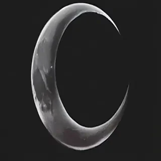 crescent moon transparent background