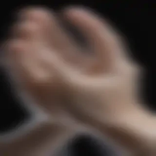 transparent praying hands