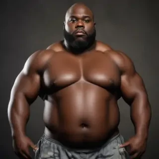 fat man black