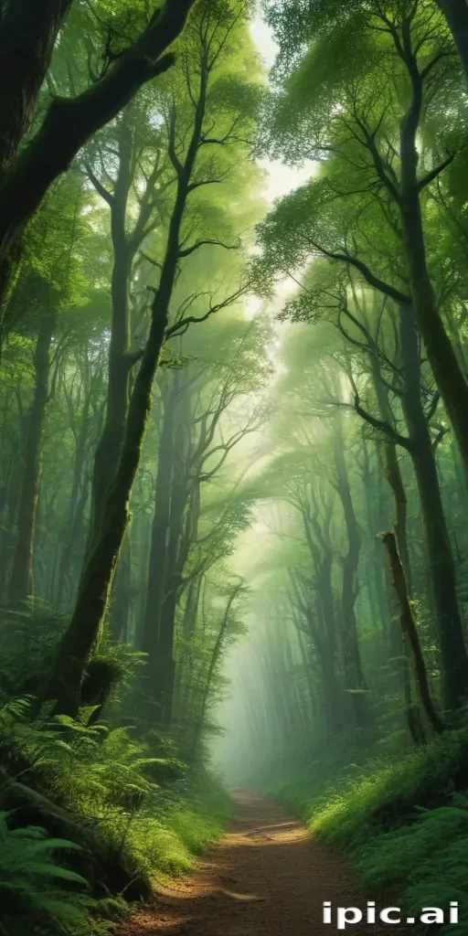 green forest aesthetic