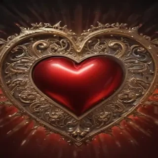 heart background aesthetic