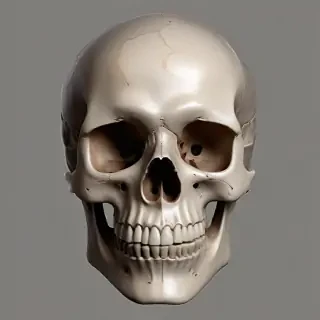 transparent skull png