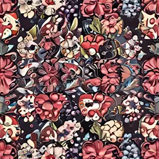 half brain half flowers