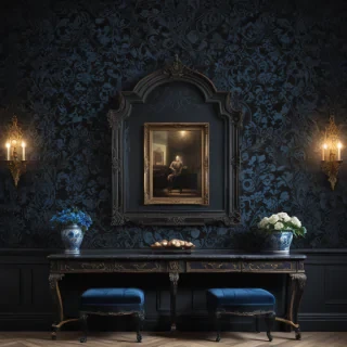 black and blue wallpaper