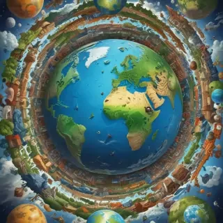 cartoon picture planet earth