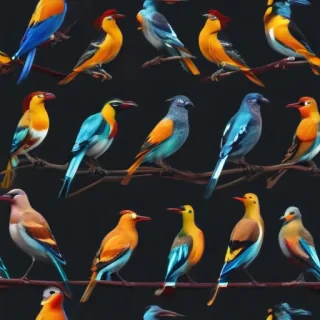 birds transparent background