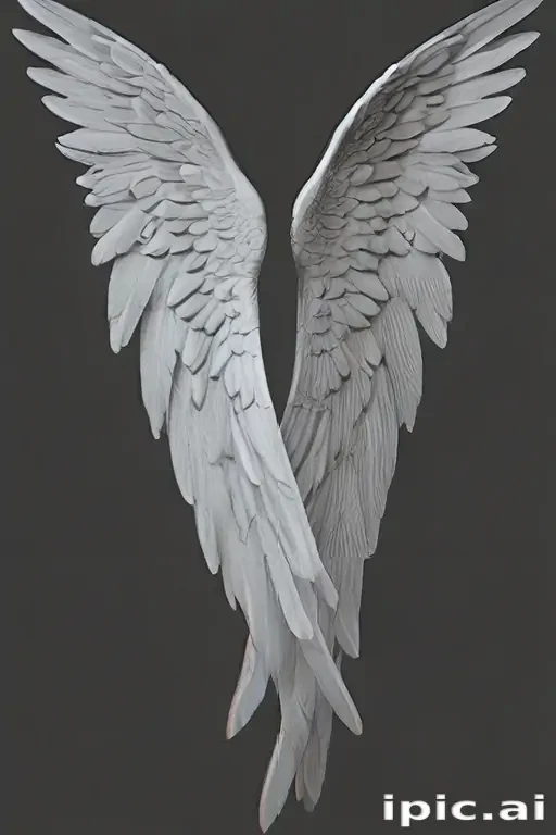 realistic angel wings png