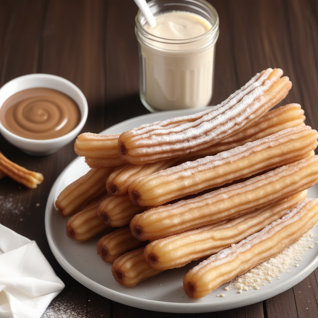 how to make churros with pancake mix