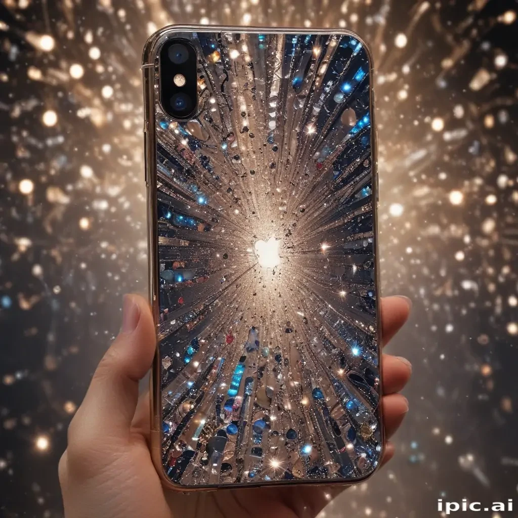 sparkly iphone background