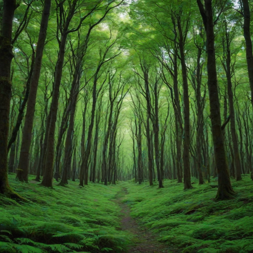 green forest aesthetic
