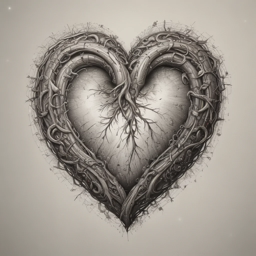 hand drawn heart