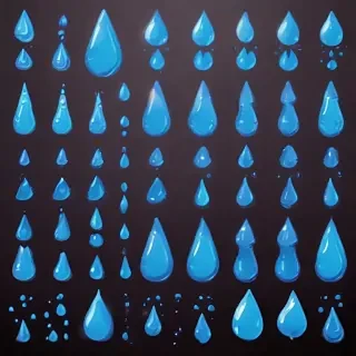 water drops clip art