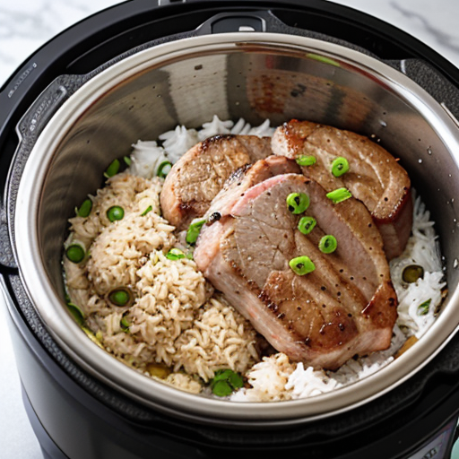 instant pot pork chops and rice