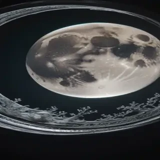 transparent moon