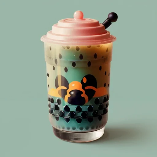 aesthetic cute boba wallpaper