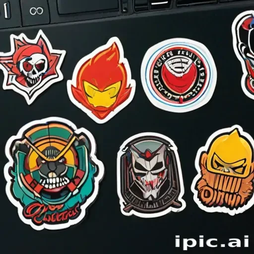 stickers mockup
