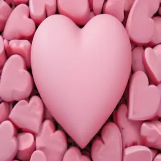 background pink heart