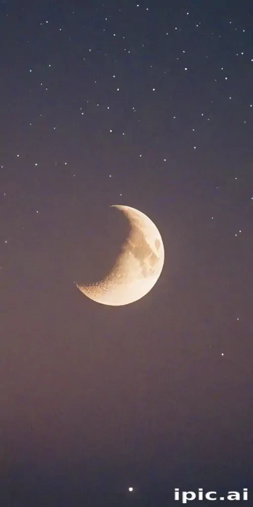 aesthetic crescent moon