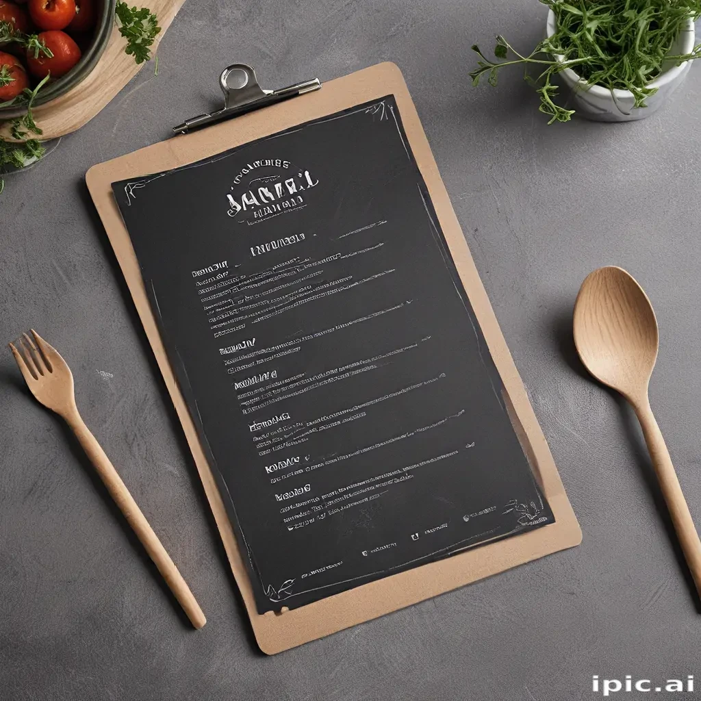 menu mockup free