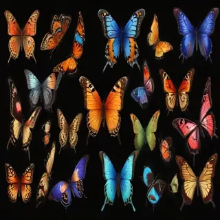 butterflies png transparent