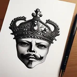 crown drawing