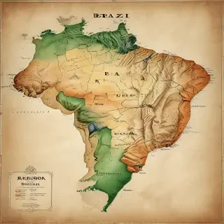 map of brazil