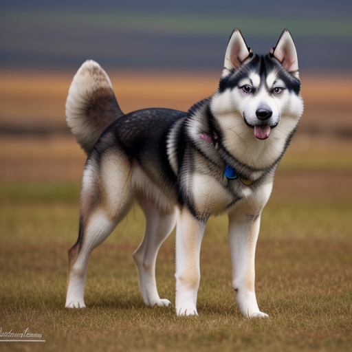 alaskan husky shepherd