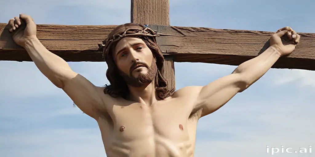 jesus on the cross picture