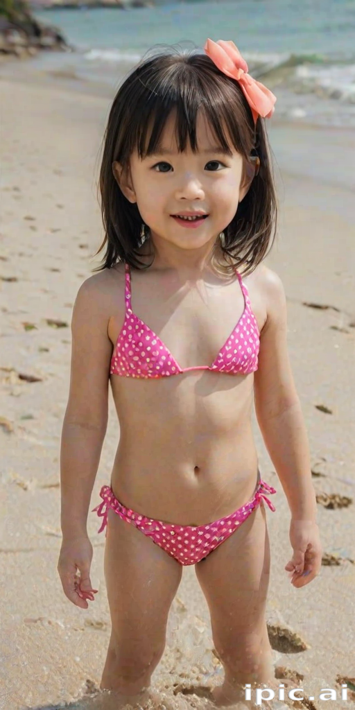 ai little girl in bikini
