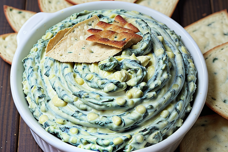 alton brown spinach artichoke dip