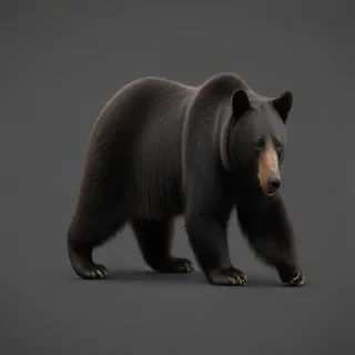 black bear png