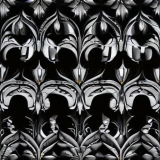 black with white pattern